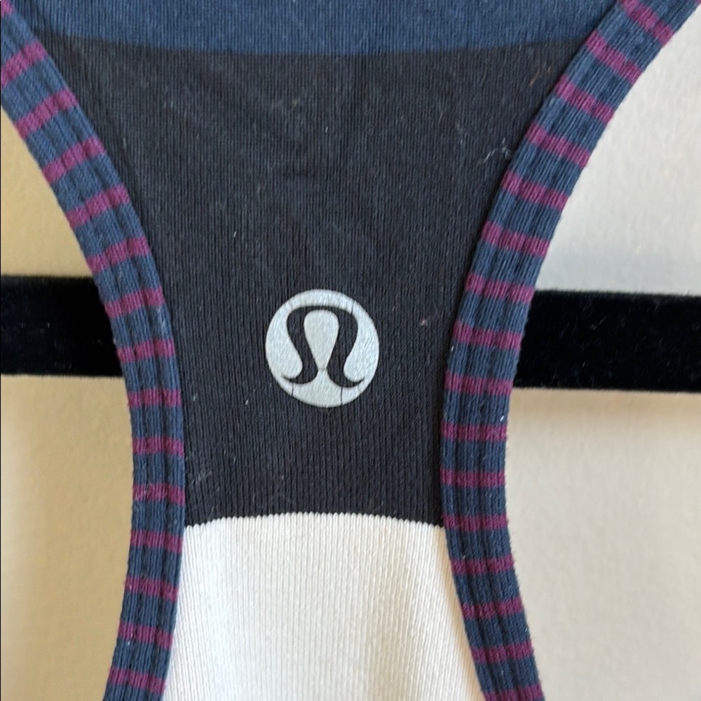 Lululemon Striped Racerback Tank Top - Picture 3 of 4
